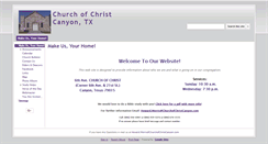 Desktop Screenshot of churchofchristcanyon.com